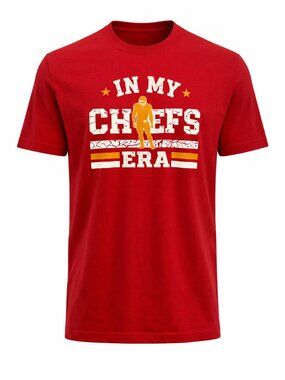 Football Men's Shirt in My Game Day Era, RED, Size SMALL